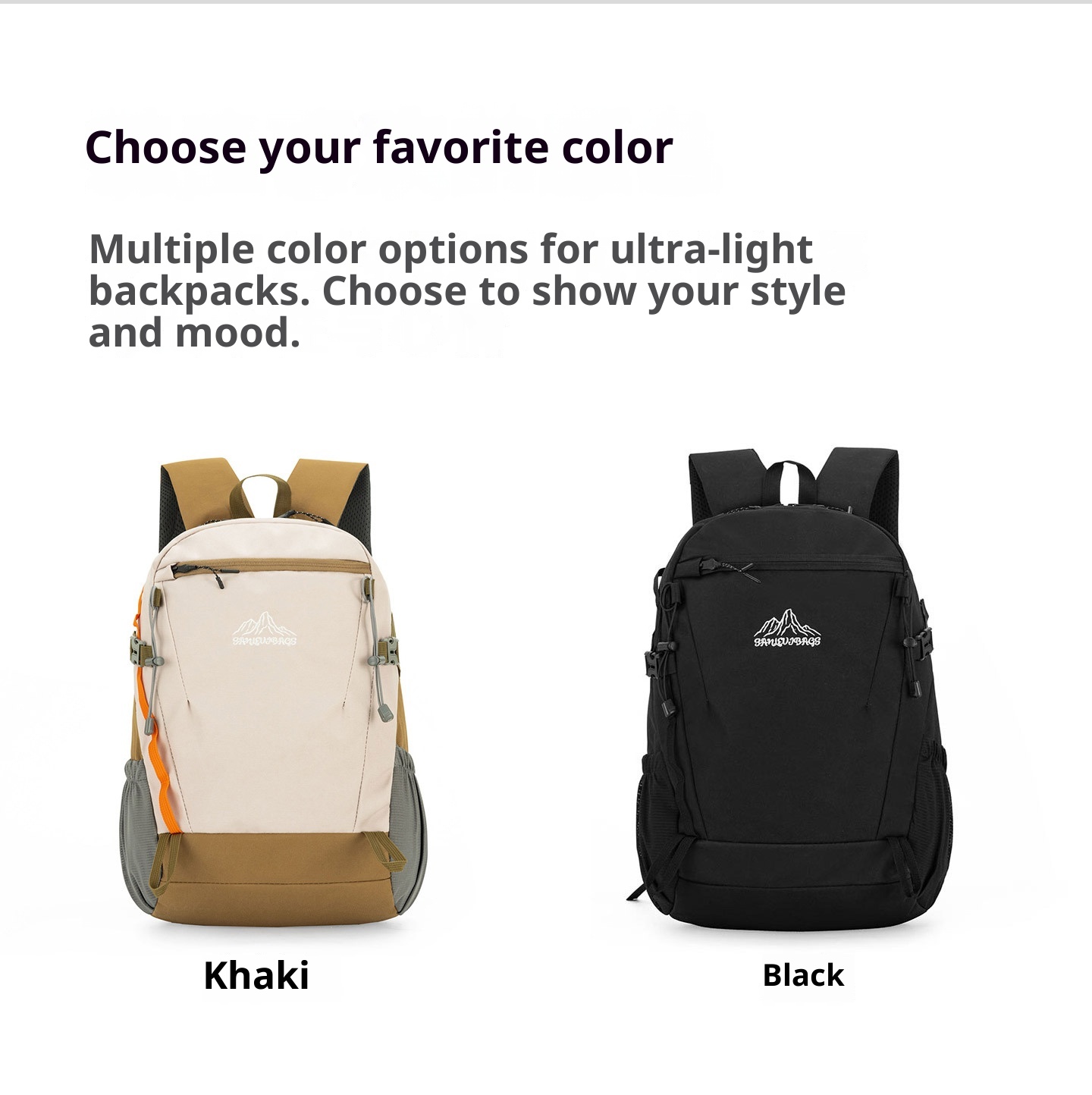 001 Outdoor-Wanderrucksack für Damen, wasserdicht, ultraleicht, klein (22 l), ideal zum Wandern und Bergsteigen, leichter Rucksack_voghion.com