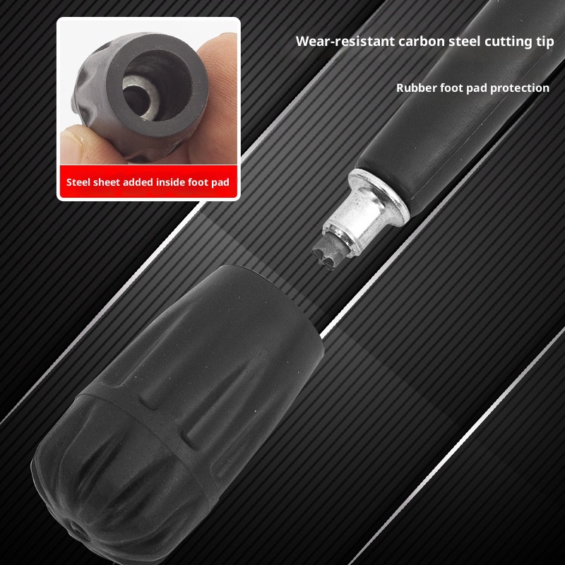 001 Bastone telescopico pieghevole leggero multifunzionale per arrampicata, escursionismo, camminata, antiscivolo_voghion.com