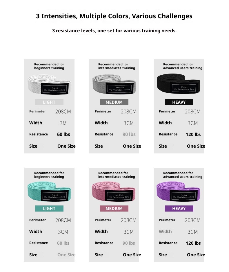 001 208 Fascia elastica per esercizi di apertura della schiena con resistenza elevata in lattice per yoga e danza_voghion.com