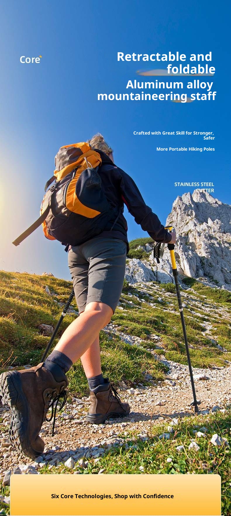 001 Bastoncini da trekking professionali da arrampicata pieghevoli per esterni in fibra di carbonio ultraleggeri telescopici per escursionismo antiscivolo_voghion.com
