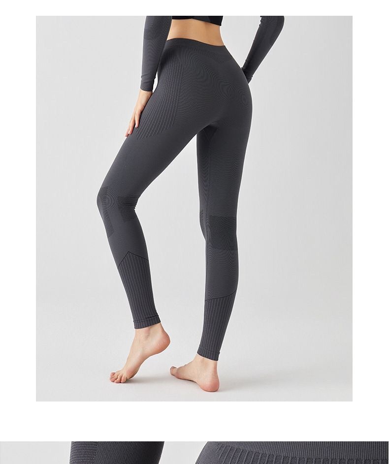 001 Set di abbigliamento da corsa a compressione traspirante e traspirante, abbigliamento da sci, intimo ad asciugatura rapida, intimo unisex_voghion.com