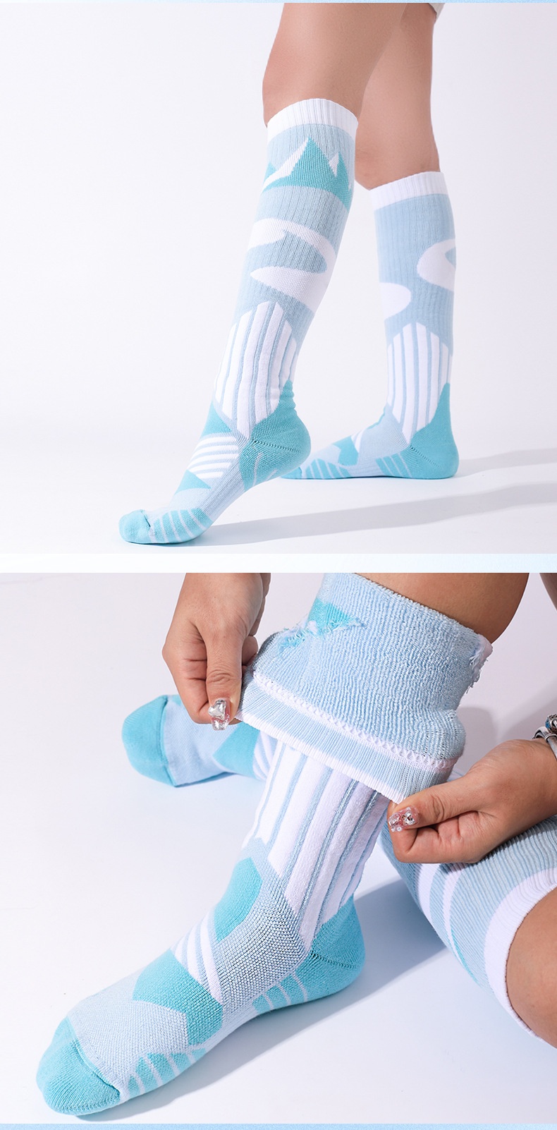 ActiveGo ActiveGo Winter Long Tube Mountaineering Sports Men And Women Thickened Warm Professional Snowboard Snow Sweat-absorbing Outdoor_voghion.com