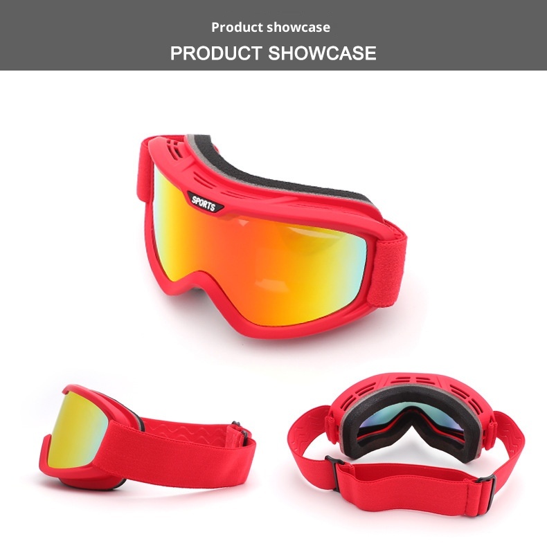Gafas de esquí y montaña para nieve, resistentes al viento, de doble capa, antivaho y transfronterizas, graduadas (001)._voghion.com