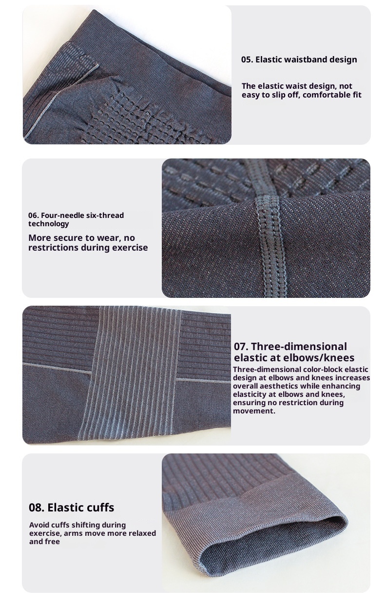 001 Merino Yünü Erkekler ve Kadınlar İçin Açık Hava Yürüyüşü Sonbahar Kış Termal Ter Emici İç Çamaşırı Kayak Takımı Hızlı Kuruyan Giysiler_voghion.com