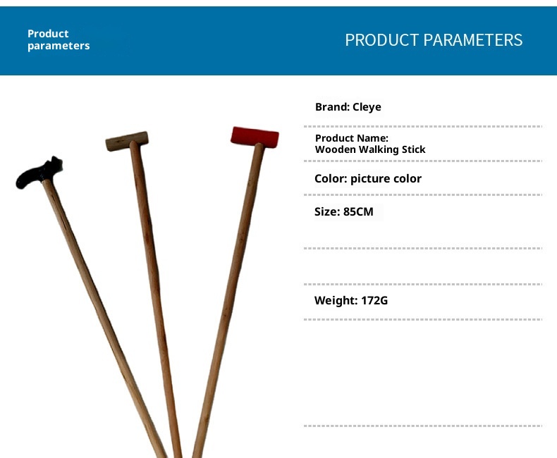 001 Factory Direct Supply Solid Wood Trekking Poles Wooden Sticks Lightweight Skiing Anti-Slip Walking Stick Outdoor Men And_voghion.com