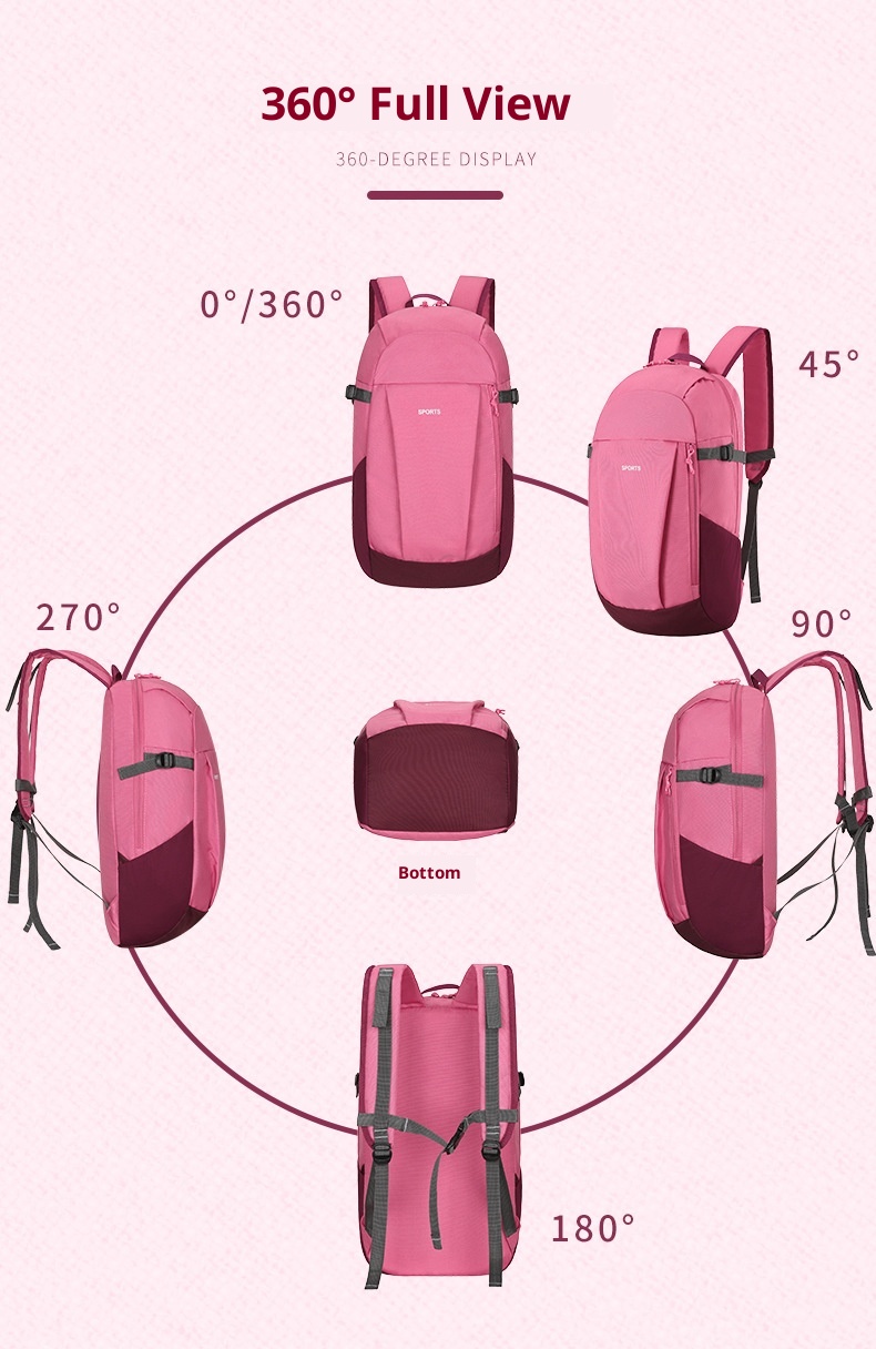 001 Cross-border Outdoor Sports Mountaineering Hiking Men's Casual Travel 20L Small Backpack Ultra-light Waterproof Bag_voghion.com