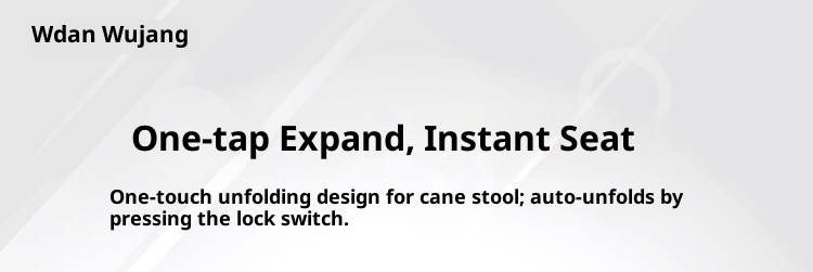 001 Stool Walking Stick Multi-Functional Anti-Slip Lightweight Foldable Elderly Cane Chair For Hiking_voghion.com