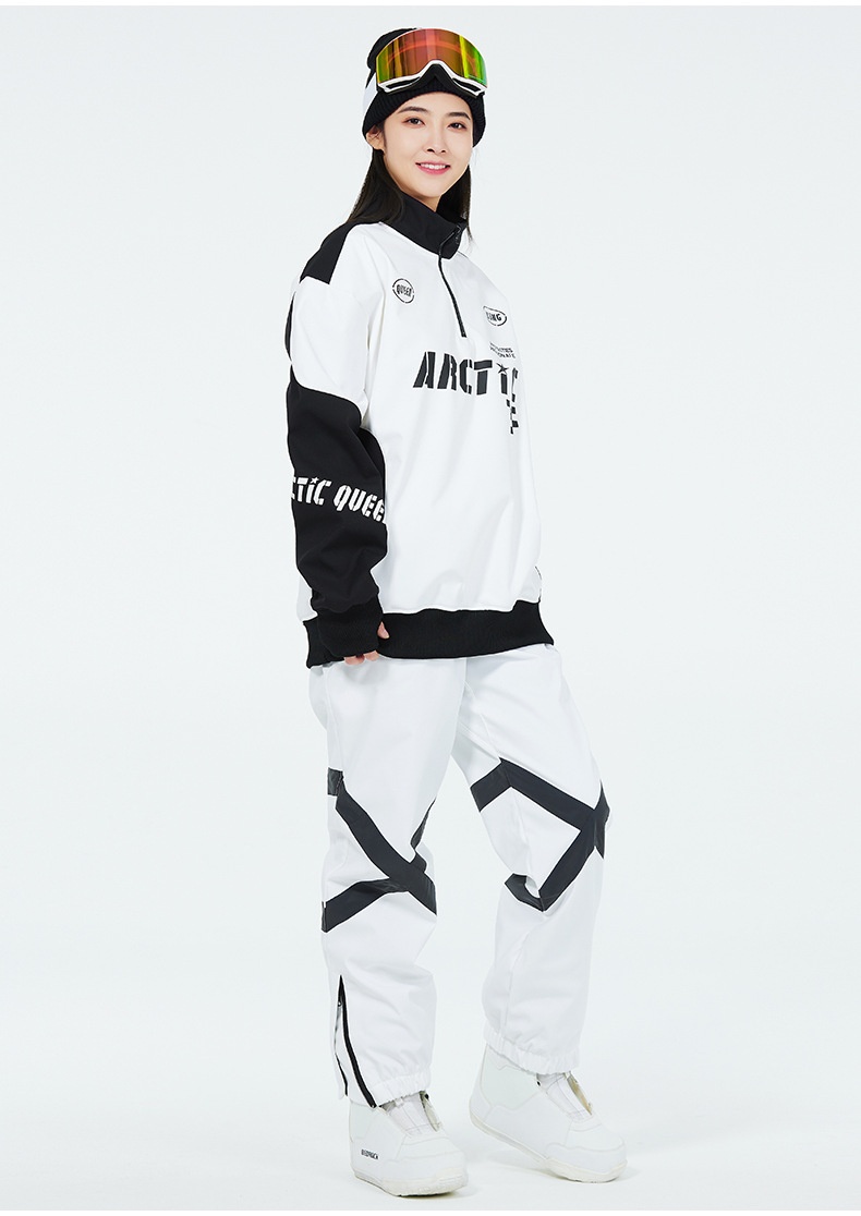 001 Felpa da donna invernale antivento impermeabile caldo strato interno giacca da sci da uomo_voghion.com