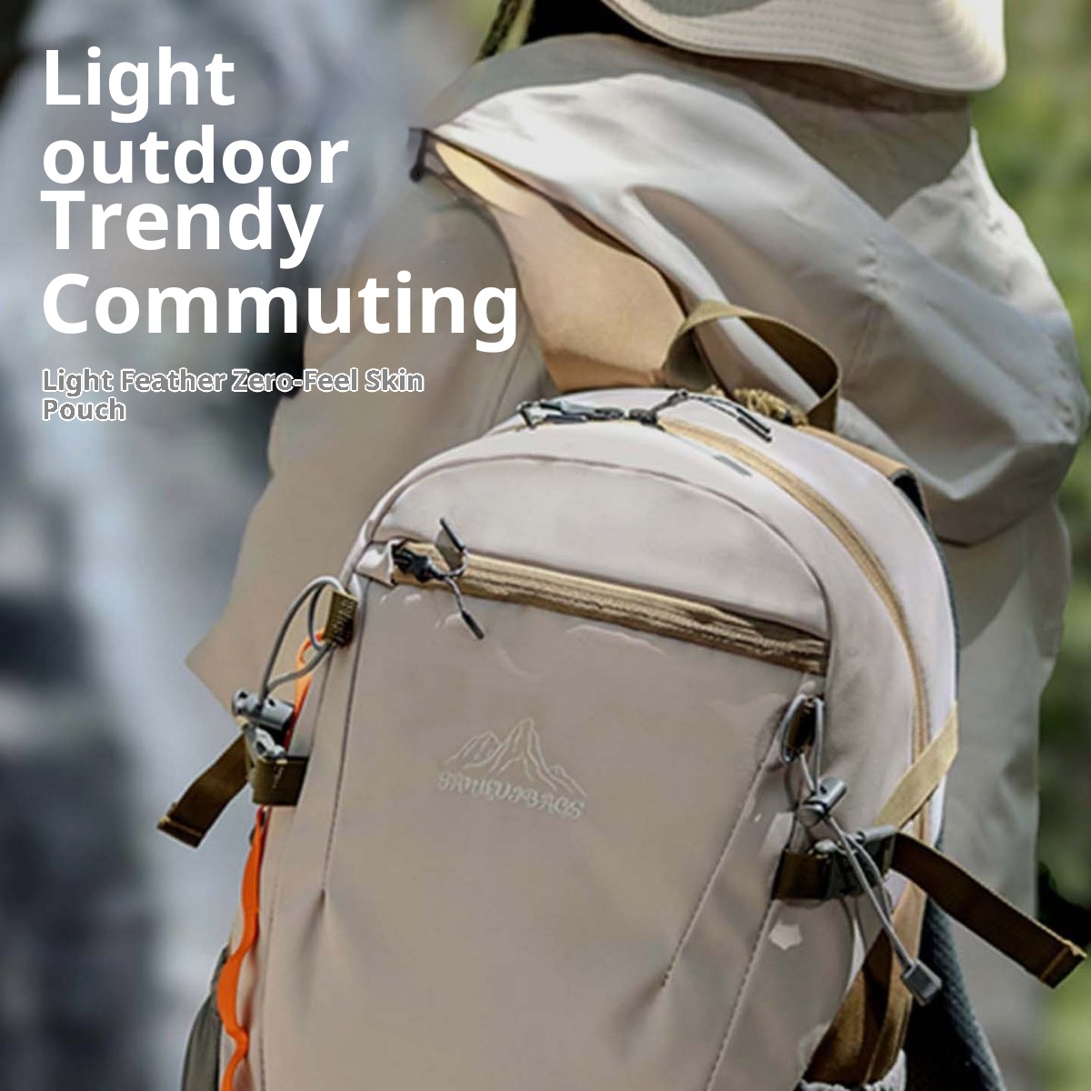 001 Outdoor-Wanderrucksack für Damen, wasserdicht, ultraleicht, klein (22 l), ideal zum Wandern und Bergsteigen, leichter Rucksack_voghion.com