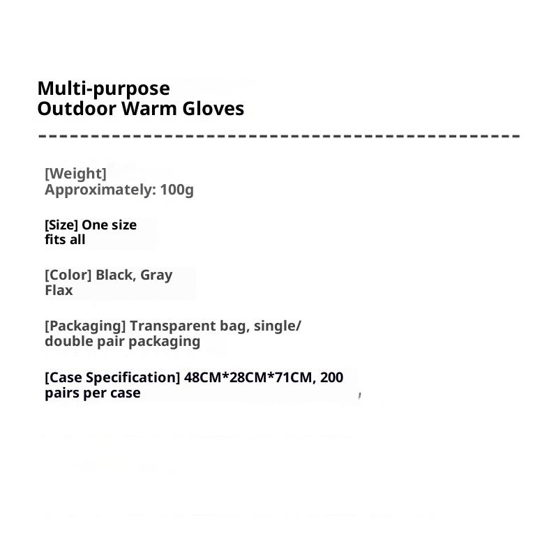 001 Winterwarme Handschuhe für Outdoor-Sportarten wie Skifahren, Laufen und Radfahren, mit Fleece gefüttert, dick, Touchscreen-geeignet, winddicht und wasserdicht_voghion.com