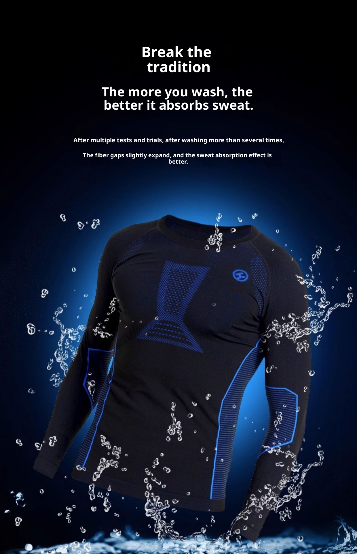 001 Kufeng Ski Quick-Dry Thermal Compression Base Layer Underwear For Women And Men Outdoor Hiking Sports Sweat-Wicking_voghion.com