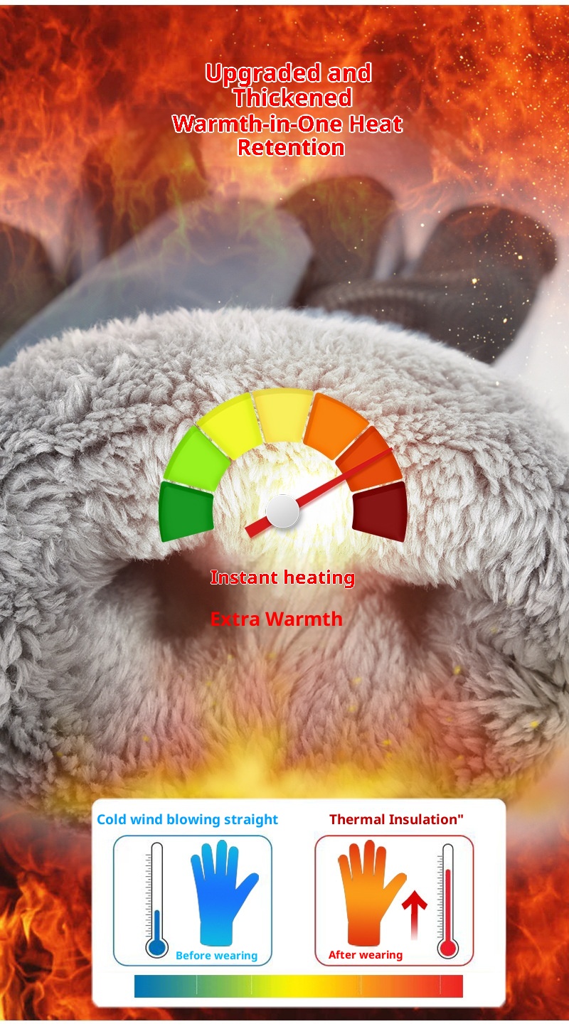 001 Winter Ski For Men And Women Outdoor Cycling Sports Warm Fleece Lined Thickened Cold-Proof Waterproof Non-Slip_voghion.com