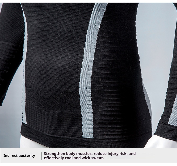 001 Professional Sports Compression Long Sleeve Quick-Dry Tight-Fitting Shirt Unisex Base Layer Equipment Thermal Outdoor_voghion.com