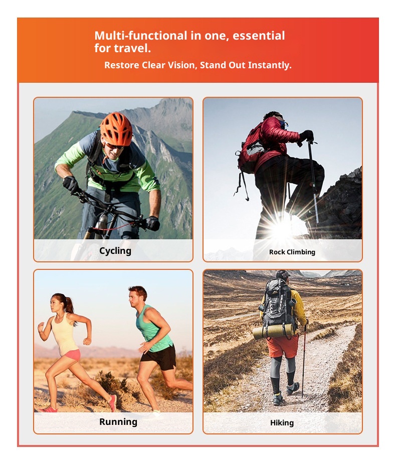 001 Cycling Glasses Outdoor Skiing Windproof Sandproof Mountaineering Running Bicycle Sports Photochromic Sunglasses_voghion.com