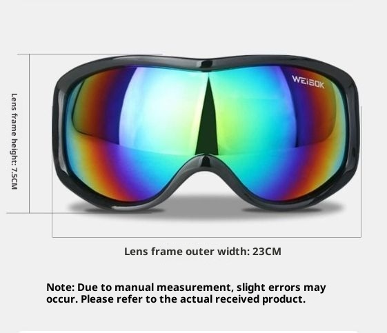 001 Outdoor-Sportbrille für Erwachsene, doppellagig, beschlagfrei, für Damen und Herren, Skibrille für Kurzsichtigkeit, Komplettset_voghion.com