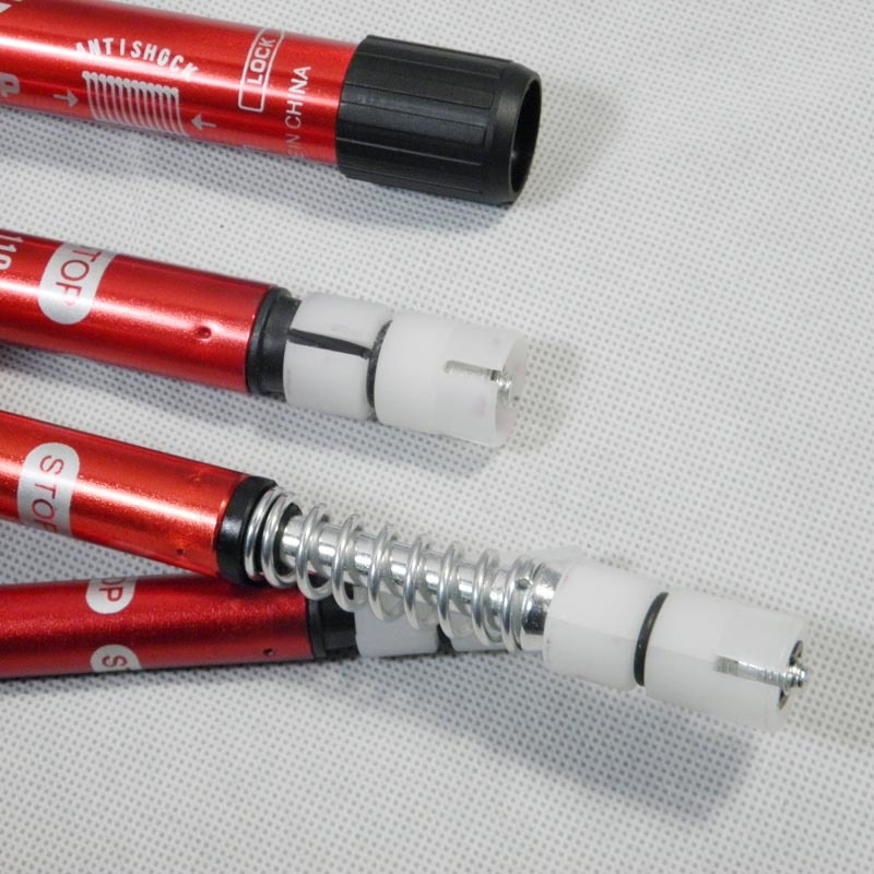 001 Trekking Pole Outdoor Multi-Functional Hiking Carbon Ultra-Light Telescopic Ultra-Short Three-Four Section Folding_voghion.com