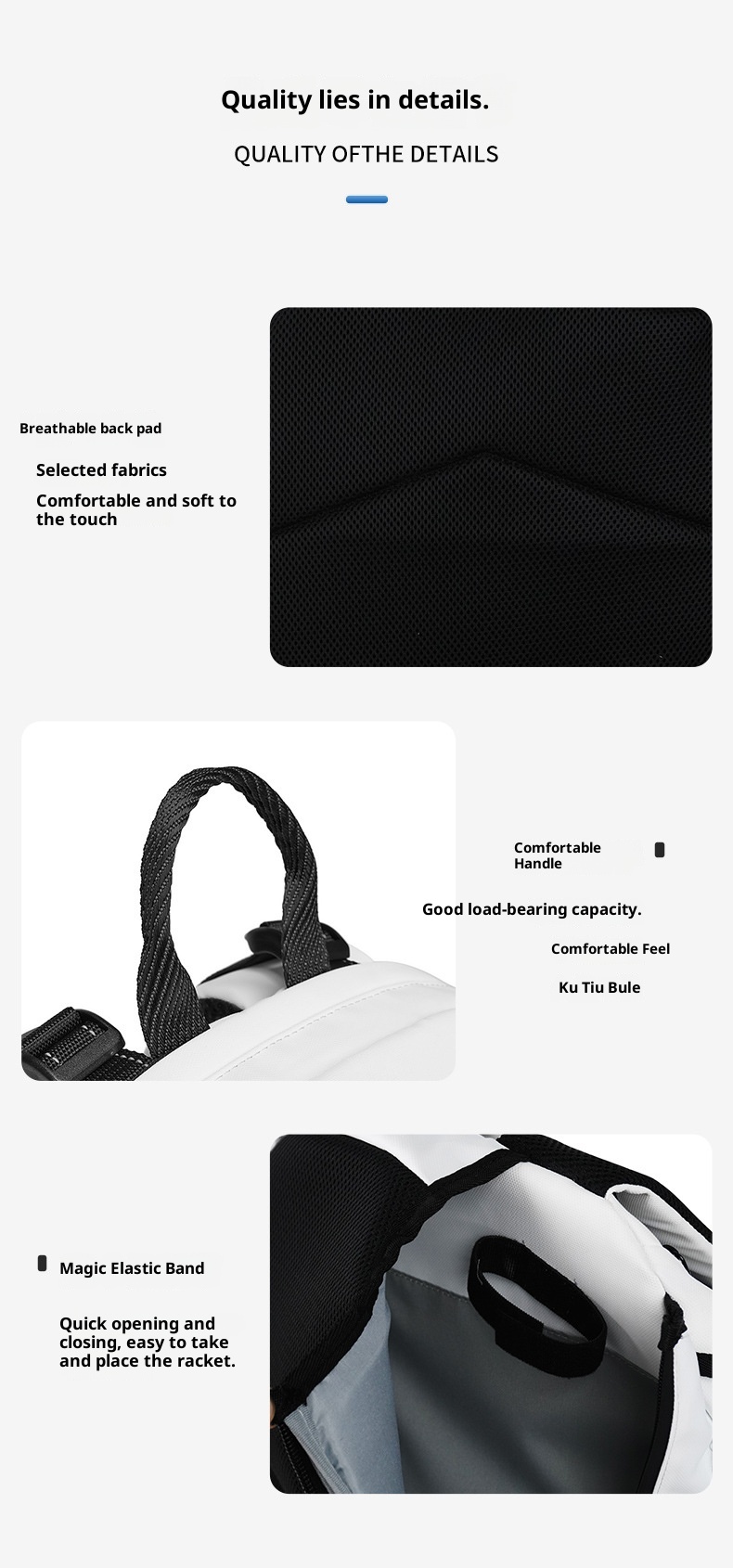 Sac à dos de randonnée et d'alpinisme JP Outdoor, grande capacité, léger, imperméable, pour le sport, l'escalade et les voyages._voghion.com