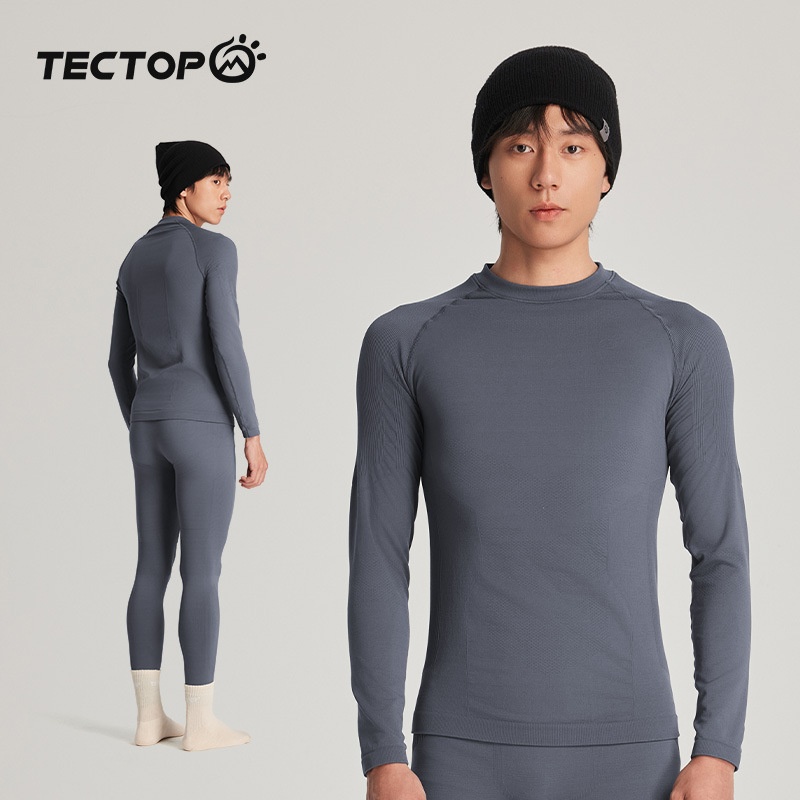 001 TANPO Outdoor Men's Thermal Underwear Set Skiing Sports Running Quick-Dry Layer Autumn Winter Base Shirt And Pants_voghion.com