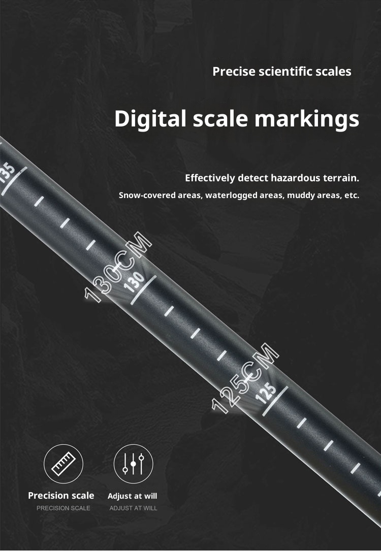 001 Professionelle Outdoor-Trekkingstöcke, teleskopierbar, faltbar, multifunktional, zur Selbstverteidigung für Männer, Frauen und Kinder_voghion.com