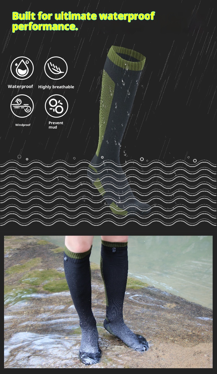 ActiveGo ActiveGo Outdoor Waterproof For Men And Women, Hiking Trekking Wading Professional Sports Long Tube Ski So, Warm Breathable_voghion.com