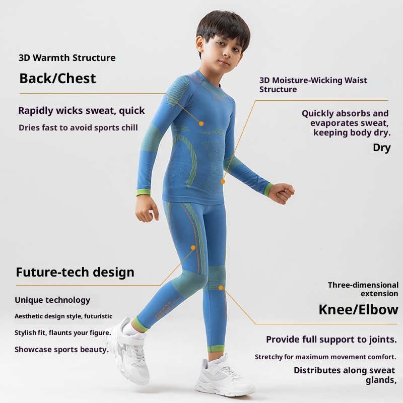 Camiseta de compresión de secado rápido 001 para esquí, unisex, transpirable, cálida y funcional. Ideal para deportes al aire libre._voghion.com