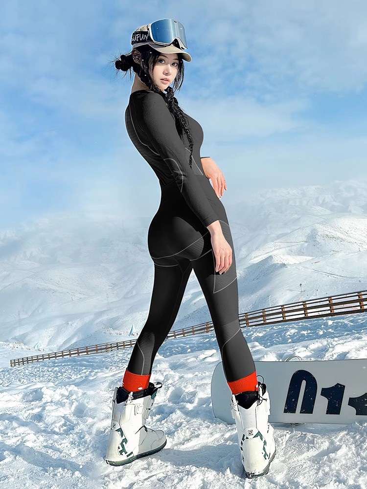 001 Kufeng Ski Quick-Dry Thermal Compression Base Layer Underwear For Women And Men Outdoor Hiking Sports Sweat-Wicking_voghion.com