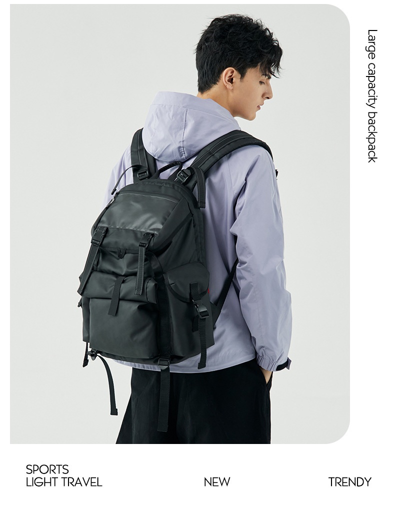 Sac à dos de randonnée et d'alpinisme JP Outdoor, grande capacité, léger, imperméable, pour le sport, l'escalade et les voyages._voghion.com