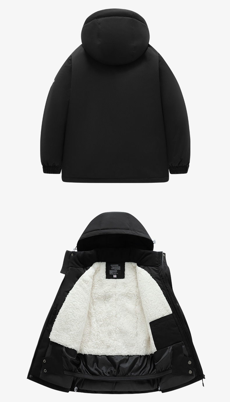 001 Completo da bambina per bambine, Pantaloni da sci per ragazzi, impermeabili e antivento, caldi e foderati in pile_voghion.com