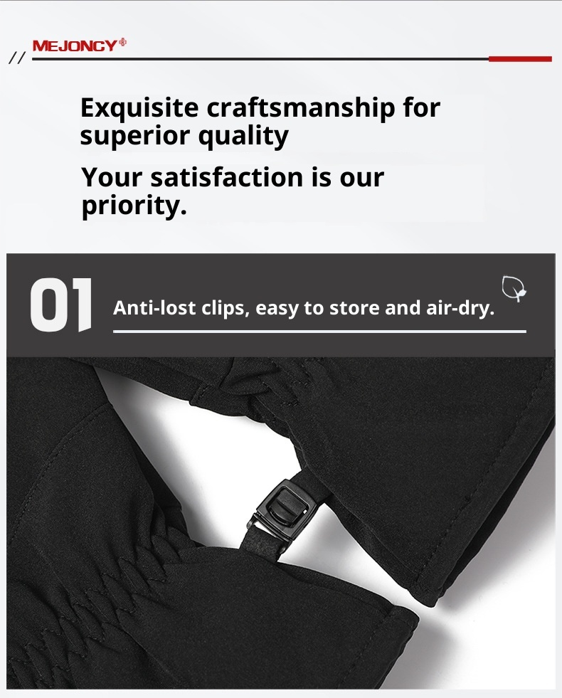 ActiveGo Winter New Fleece-Lined Warm Gloves Outdoor Skiing Cycling Touchscreen Windproof Cold-Proof Non-Slip Mountaineering_voghion.com