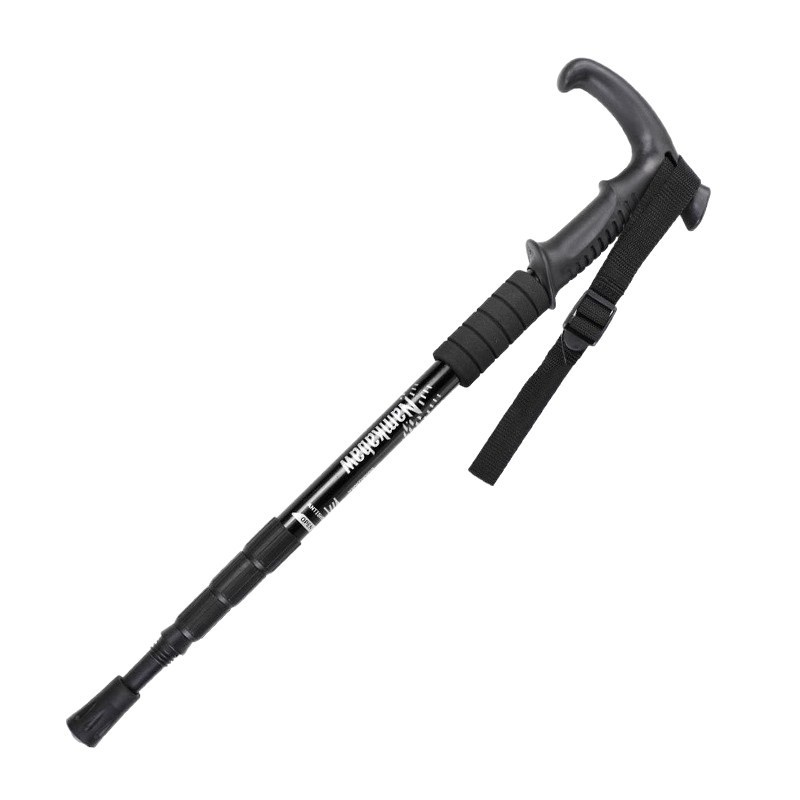 001 Bastone da trekking antiscivolo ultraleggero pieghevole telescopico per escursioni all'aperto, attrezzatura da arrampicata_voghion.com