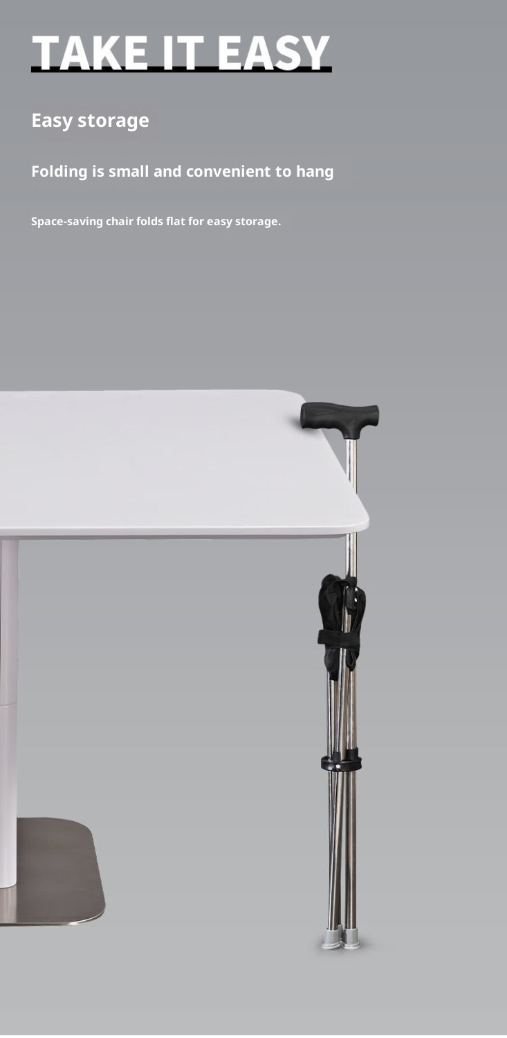 001 Reise- und Mobilitätshilfe für Senioren: Faltbarer, tragbarer Gehhocker, rutschfest, leicht, multifunktional, versandkostenfrei_voghion.com