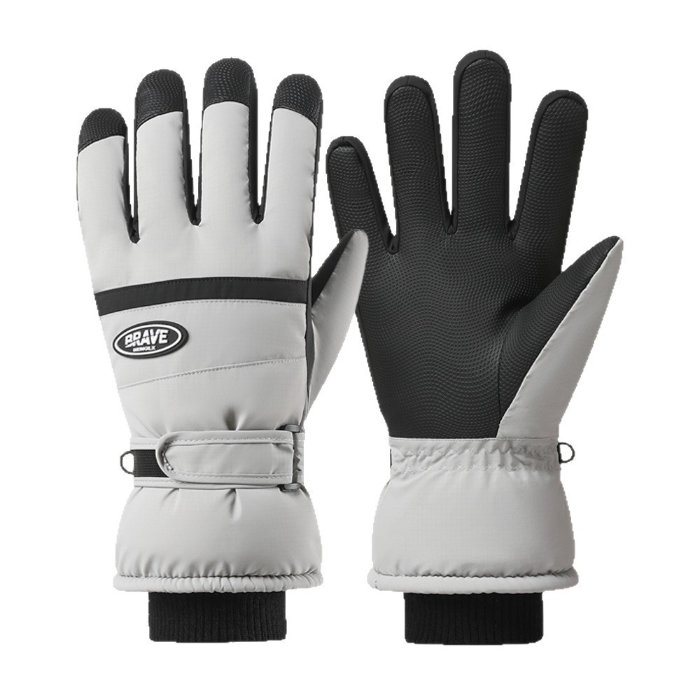 001 Nuovi guanti da sci da uomo, invernali, impermeabili, caldi, foderati in pile, spessi, antifreddo, carini, in cotone per studenti, per donne_voghion.com