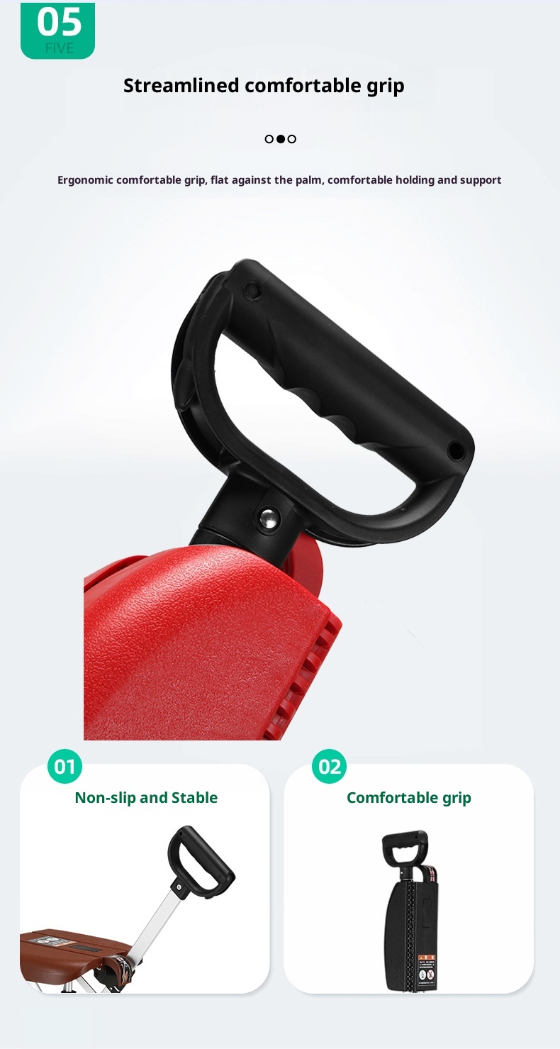 001 Maiwang Sgabello pieghevole portatile multifunzionale antiscivolo in lega di alluminio per escursioni all'aperto con sedia_voghion.com