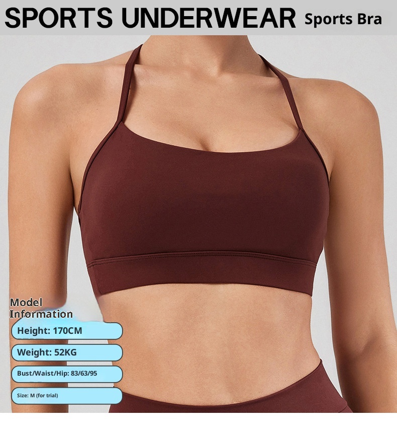 001 Reggiseno sportivo aderente antiurto con schiena a Y europeo e americano per donna, per fitness, corsa, attività all'aperto, ad asciugatura rapida_voghion.com