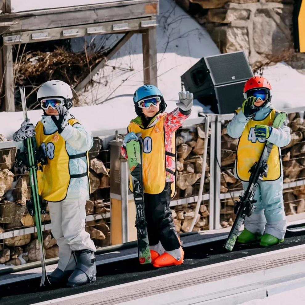 001 Children's Boys And Girls Double Layer Anti-Fog Winter Snow Snow-Proof Blind Ski Goggles Windproof Cycling Glasses_voghion.com