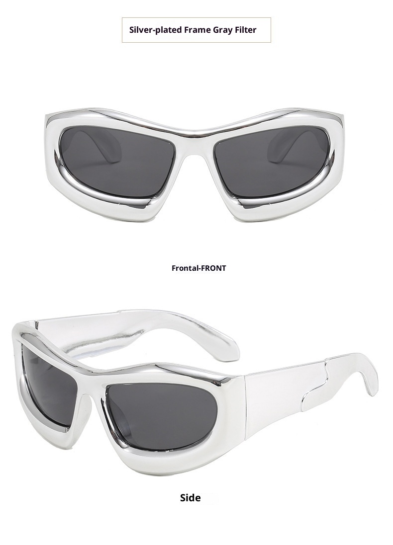 001 Neue Persönlichkeit Bubble Cool Extravagante Trendige Herren und Damen Urlaub Skifahren Bunte Mercury Film Reflektierende Sonnenbrille_voghion.com