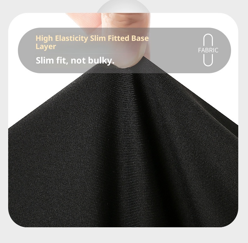 001 Intimo sportivo invernale da uomo ad asciugatura rapida, intimo termico da corsa, strato di base, set fitness in pile per attività all'aperto_voghion.com