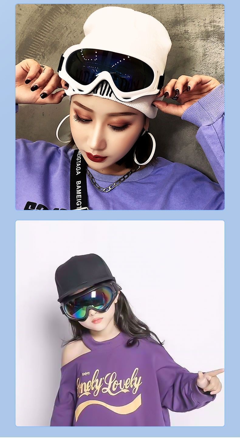 001 Outdoor-Sportbrille für Erwachsene, doppellagig, beschlagfrei, für Damen und Herren, Skibrille für Kurzsichtigkeit, Komplettset_voghion.com