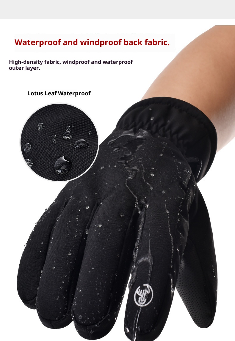 001 3M Baumwoll-Skihandschuhe für Outdoor-Aktivitäten im Herbst und Winter: Winddicht, wasserdicht, warm, mit Touchscreen-Funktion und Fleece-Futter, geeignet für Fahrräder und E-Bikes._voghion.com