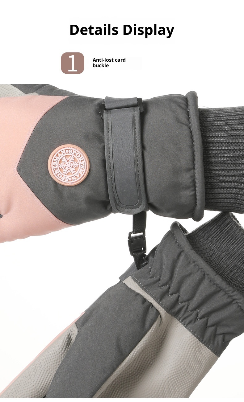 001 Ski voor mannen en vrouwen Winter Touchscreen Warm Fleece gevoerd Verdikt Fietsen Waterdicht Buitenrijden Antislip Katoen_voghion.com