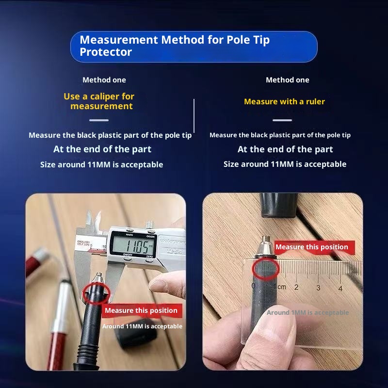 001 Hiking Stick Accessories Trekking Climbing Outdoor Camping Wear-resistant Tungsten Steel Pole Tip_voghion.com