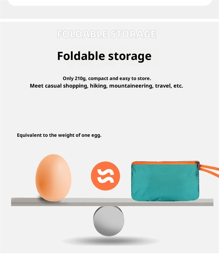 001 Outdoor Lightweight Foldable Skin Sports Large Capacity Storage Casual Travel Bag Waterproof Backpack_voghion.com