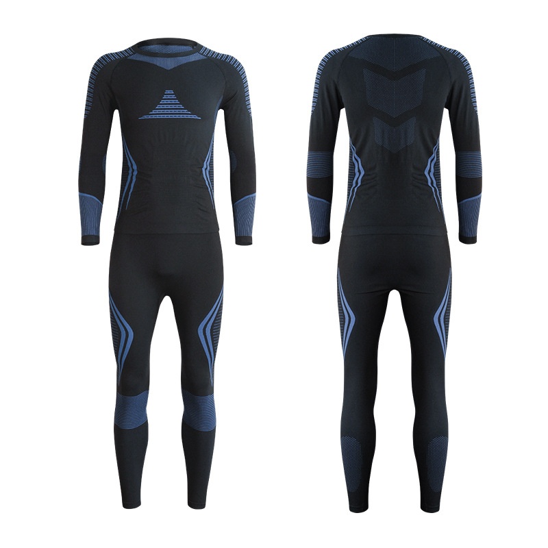 001 Autumn Winter Outdoor Ski Quick-Dry Sports Men Women Moisture-Wicking Base Layer Compression Thermal Underwear Set_voghion.com