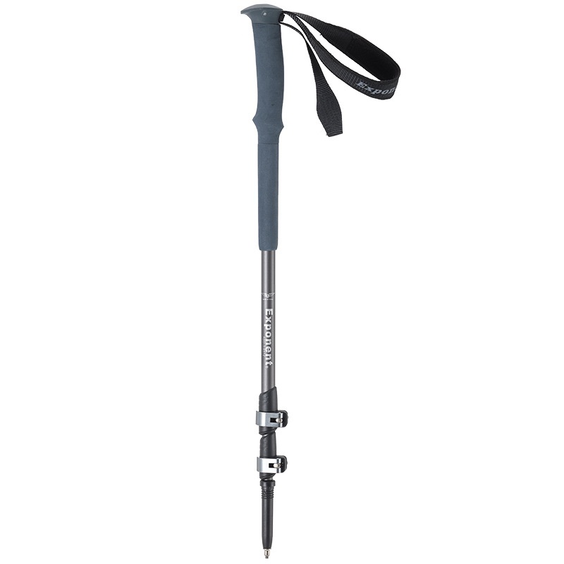001 7075 Bastone da trekking in lega di alluminio Bastone telescopico Bastone da passeggio portatile con bloccaggio per esterni Bastone da arrampicata Artefatto Escursionismo_voghion.com