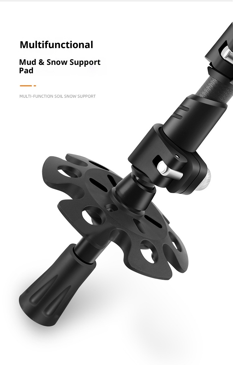 001 Direkt vom Hersteller: Ultraleichter, teleskopierbarer Trekkingstock aus Kohlefaser – ideal zum Wandern, Klettern und Trekking._voghion.com