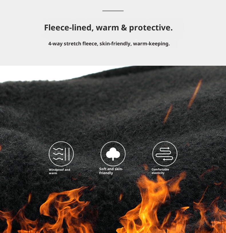 ActiveGo Winter Warm Men Full Finger Touch Screen Driving Skiing Waterproof Windproof Coldproof Non-slip Outdoor Riding Gloves_voghion.com