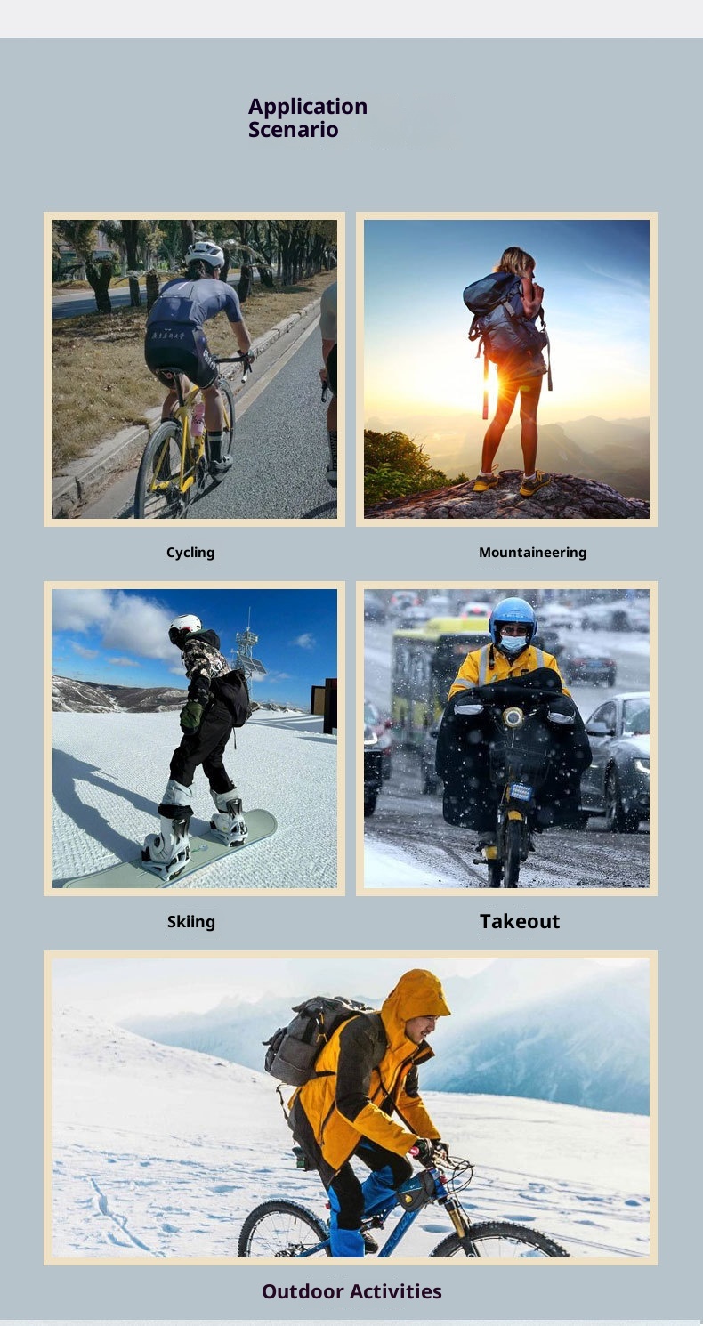 001 Footprint Premium Ski Cycling Gloves Men Winter Waterproof Windproof Riding Motorcycle Touchscreen Cold Resistant_voghion.com