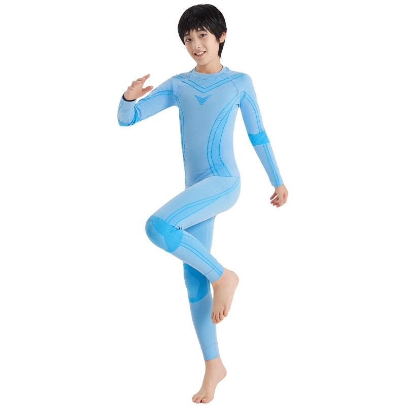 001 Quick-Dry Clothing For Children, Thermal Compression Functional Underwear, Boys And Girls Sweat-Wicking Breathable Set,_voghion.com