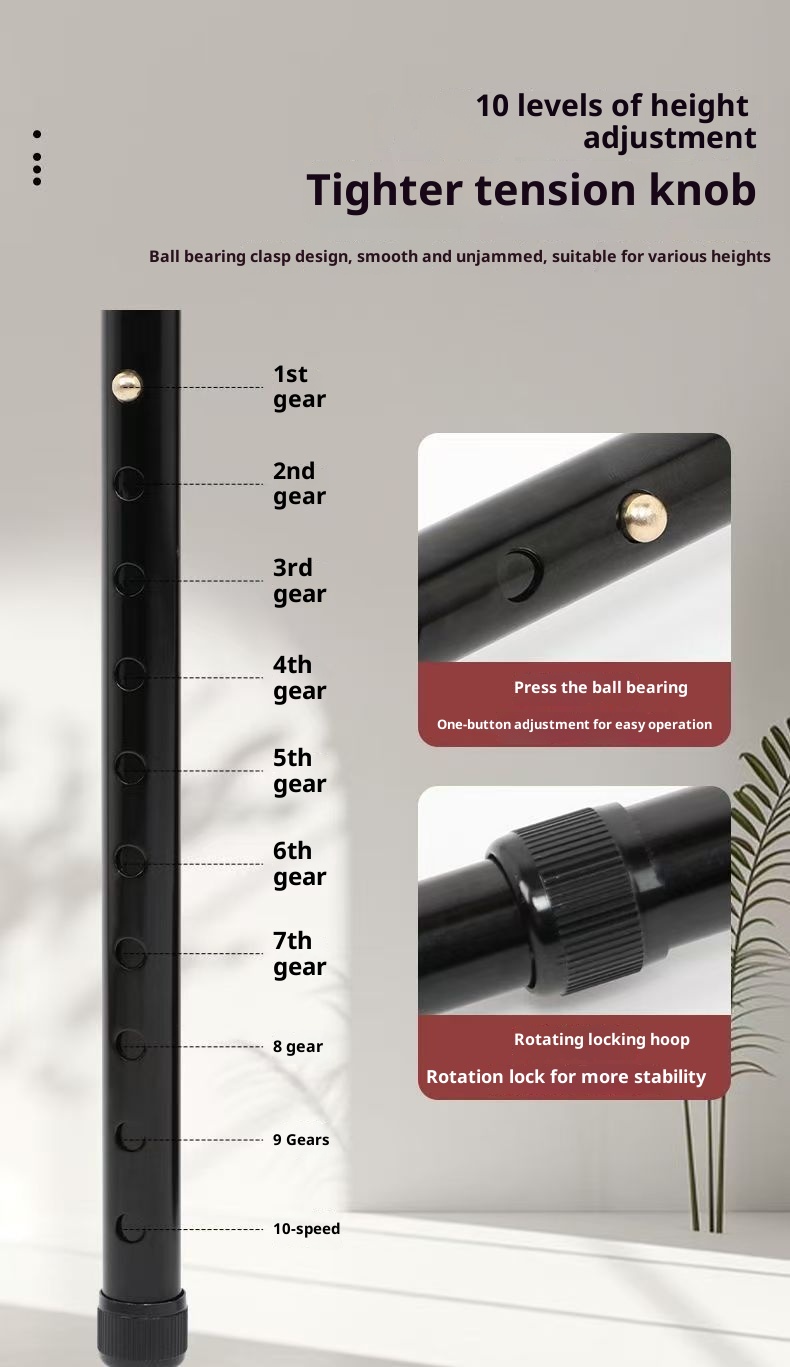 001 Dongfangwei tipo di braccio in lega di alluminio con cinghia per gomito per giovani stampelle pieghevoli antiscivolo doppie all'ingrosso in fabbrica_voghion.com