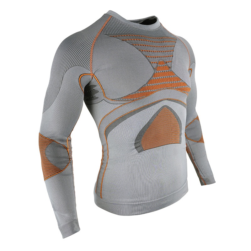 001 Malla térmica de compresión deportiva funcional profesional sin costuras para hombre y mujer, ideal para esquí al aire libre._voghion.com